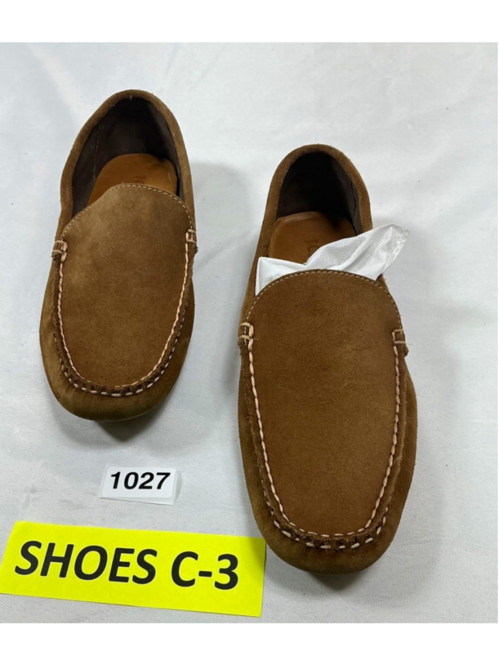 J.CREW Men’s Brown suede Slip-On Moccasins Round Toe US 10 BF764